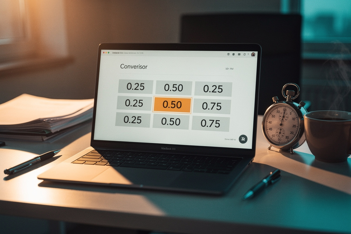 Convertir les heures en centième : guide et tableau
