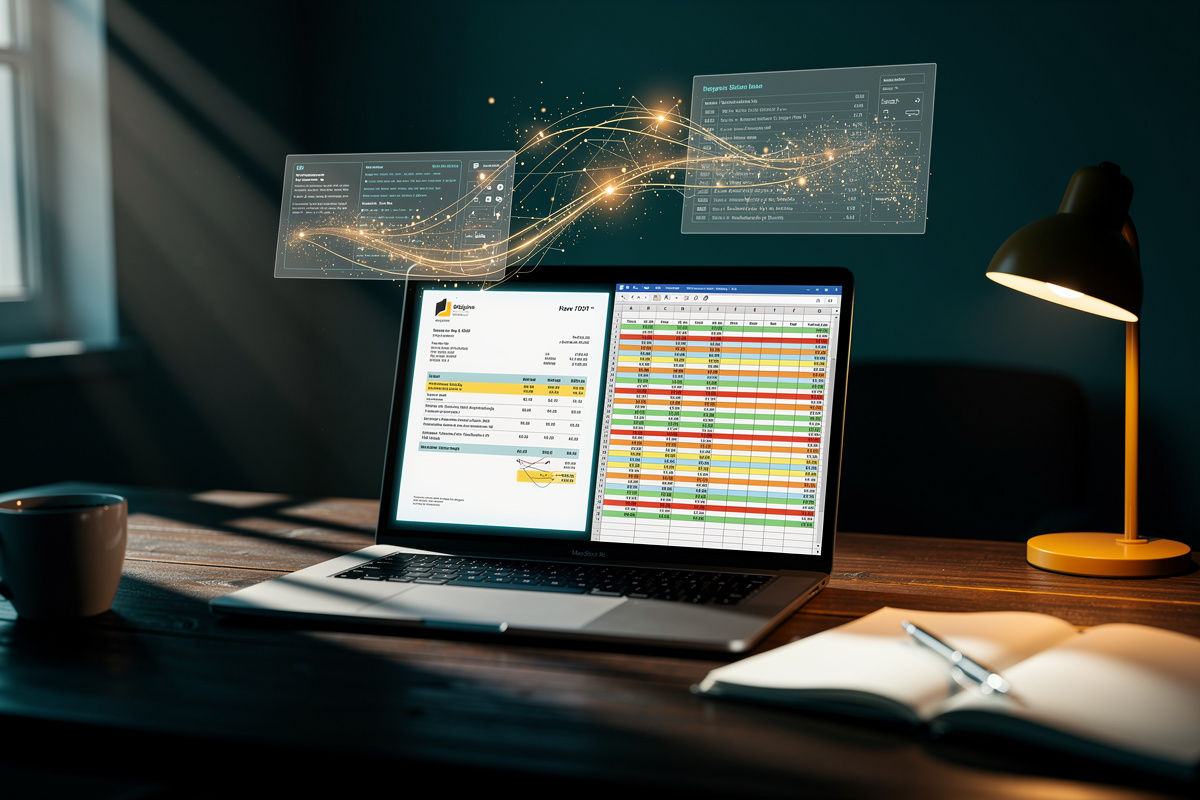 Extraire des données de facture PDF vers Excel avec IA gratuite